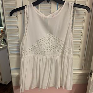 white dressy tank